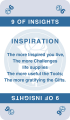 9 of Insights: Inspiration